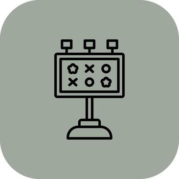 cartelera codificado usuario interfaz símbolo vector