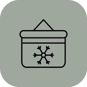 Ice box App Based Graphic Design vector