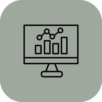 Market Analysis Web Style Based Graphic vector