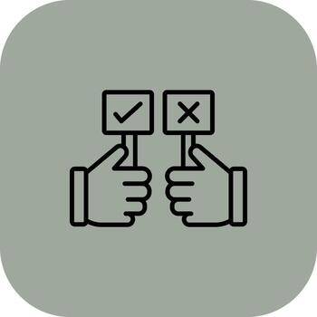 Yes Or no Smooth User Interface Symbol vector