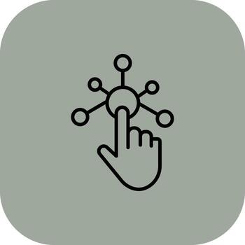 interactivo usuario interfaz Insignia vector