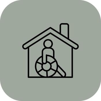 hospicio codificado usuario interfaz símbolo vector