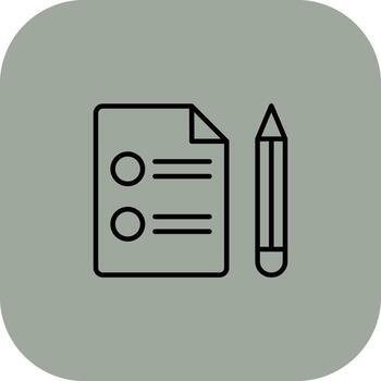 Brief Vivid Application UI Element vector