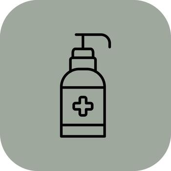 Hand Sanitizer Vivid Application UI Element vector