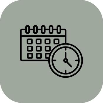 Timeline Color Enhanced Style Graphic vector