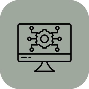 Api Bold Mobile App Graphic vector