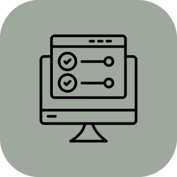 Project Status Geometric Style Design Badge vector