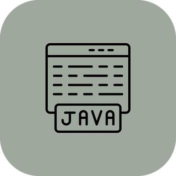 Java Business Mobile App Graphic vector