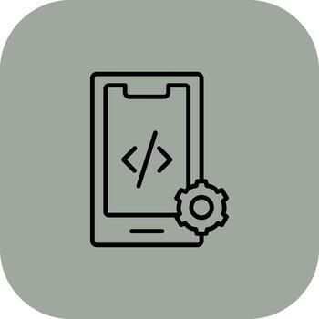 Mobile Application Subtle User Interface Graphic vector