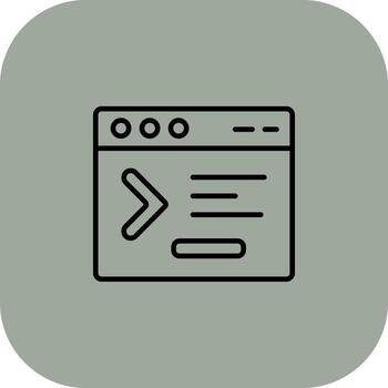 mando línea elegante resumen forma símbolo vector