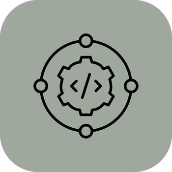 Api Iconic Line Based Form vector