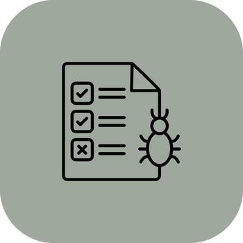 Bug Report Modular Graphic Form vector