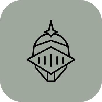 Knight Sharp Linear Edge Mark vector