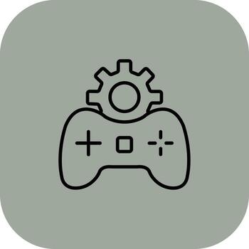 Game Developer Flat User Interface Form vector