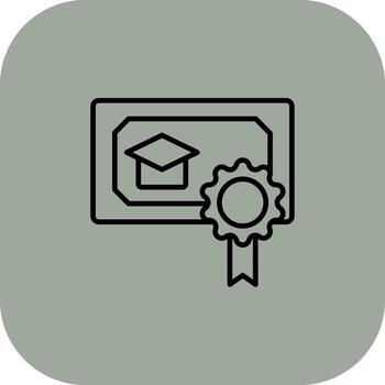 Postgraduate Vivid Application UI Element vector