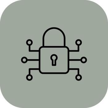 Cyber Security Clean User Interface Concept vector