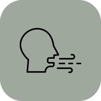 Deep Breathing Shadowed Flat UI Design vector