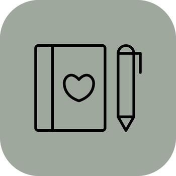 Journaling Vibrant Color Visual Object vector