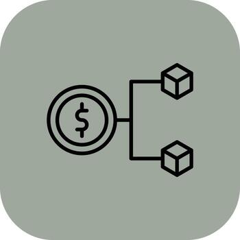 Derivative Color Block Style Badge vector