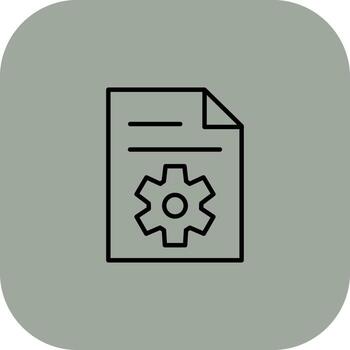 Data Content Standards Custom Line Based Element vector