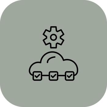 Digital Transformation Gradient Themed Symbol vector