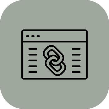 Linked Mobile Application Style Illustration vector