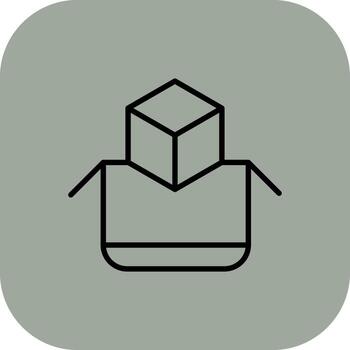 Packaging Custom Line Based Element vector