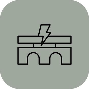 Bridge App Based Graphic Design vector