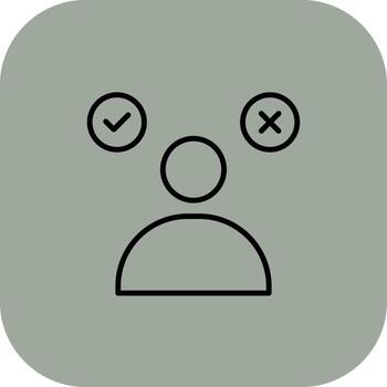 Decision Making Monotone Sketch Style Design vector