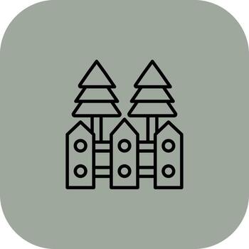 Backyard Abstract User Interface Visual vector