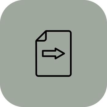 File Move Sleek Modern Visual Mark vector