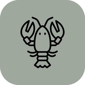 langosta codificado usuario interfaz símbolo vector