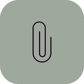 Paperclip Application Focused UI Design vector