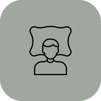 Insomnia Application Focused UI Design vector