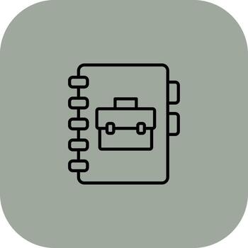 Binder Application Focused UI Design vector