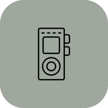 Recorder Minimal Graphic Visual Element vector