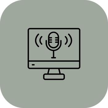 Podcast Responsive App UI Shape vector