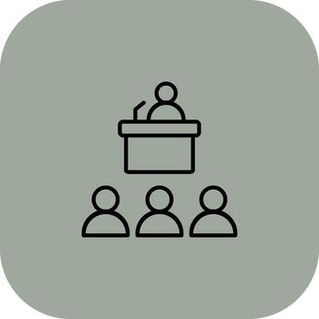 Lecture Compact Web Icon Symbol vector