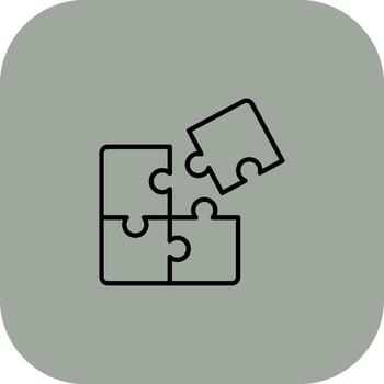 Puzzle Vibrant Color Visual Object vector