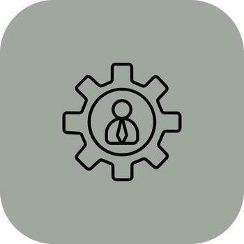 ajuste moderno color establecido símbolo vector