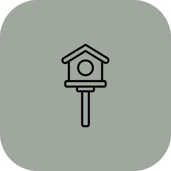 Bird Feeder Responsive App UI Shape vector