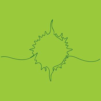 Abstract green with a central jagged line pattern resembling a stylized burst or explosion design vector