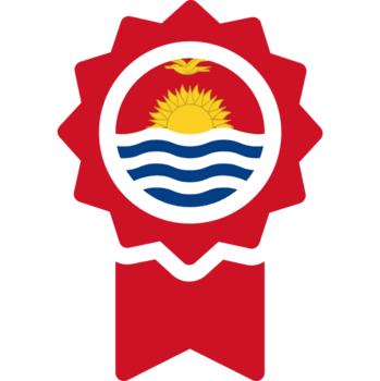 Kiribati drapeau sur la victoire sac png