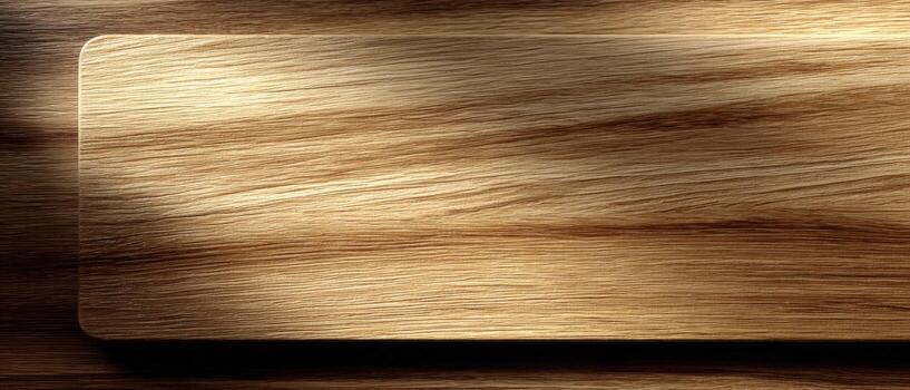 A wooden cutting board on a table photo