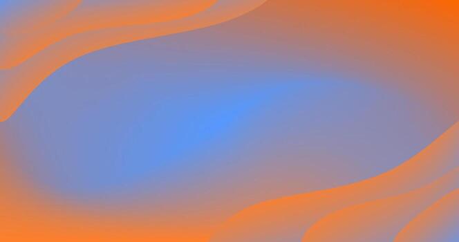 Blue Orange Gradient Mesh Fluid Mesh on Abstract Background vector