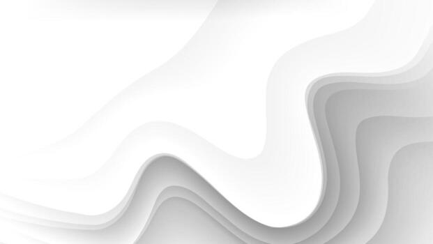white abstract background with curved element vector
