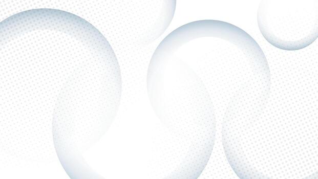 white abstract background with circular element composition vector