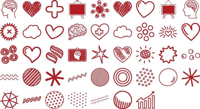 Express yourself creatively with health, science, and well-being concepts vector