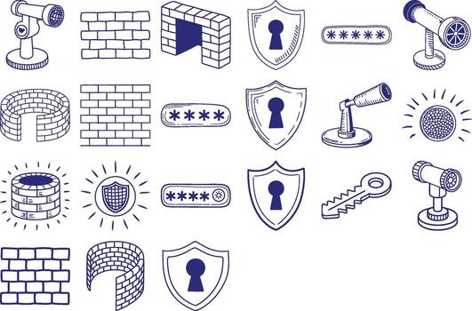 Secure your digital assets with these essential protection elements for peace of mind vector