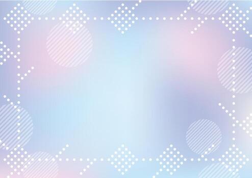 Abstract Frame And Background Illustration With Gradient Blend Of Blue, Pink, And Purple. vector